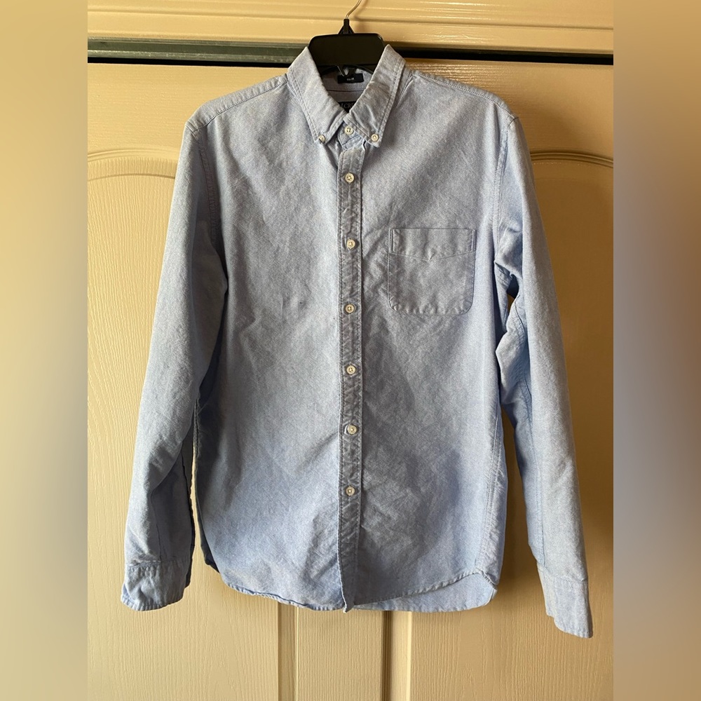 J. Cree Factory Men’s Slim  flex oxford shirt